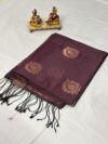 Cotton silk muslin saree
